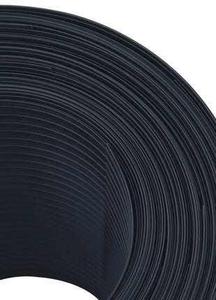 Tuinschermen 10 st 252,5x19 m PVC zwart