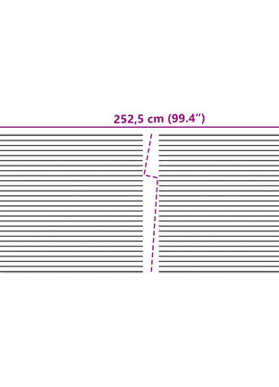 Tuinschermen 10 st 252,5x19 m PVC zwart