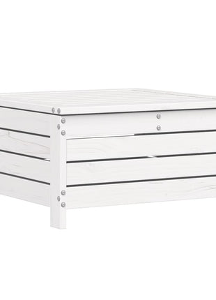 10-delige Loungeset massief grenenhout wit