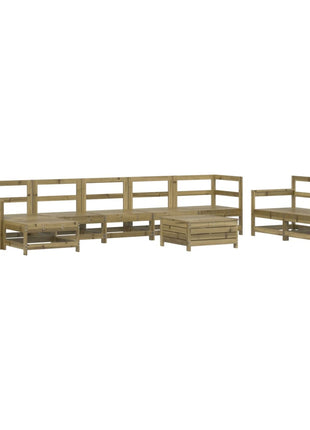 10-delige Loungeset geïmpregneerd grenenhout