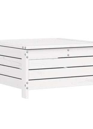 10-delige Loungeset massief grenenhout wit