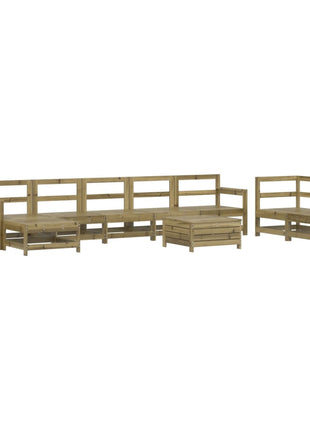 10-delige Loungeset geïmpregneerd grenenhout
