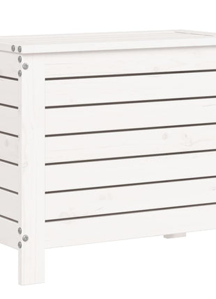 10-delige Loungeset massief grenenhout wit