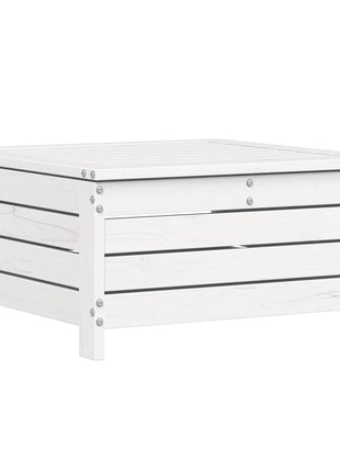 10-delige Loungeset massief grenenhout wit