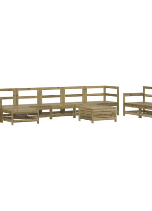 10-delige Loungeset geïmpregneerd grenenhout
