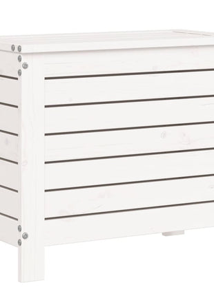 10-delige Loungeset massief grenenhout wit