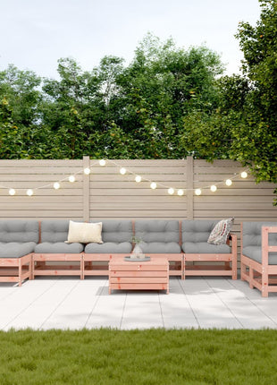 10-delige Loungeset massief douglas vurenhout