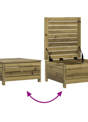 10-delige Loungeset geïmpregneerd grenenhout