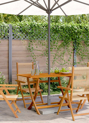 Tuinstoelen 4 st verstelbaar massief acaciahout beige