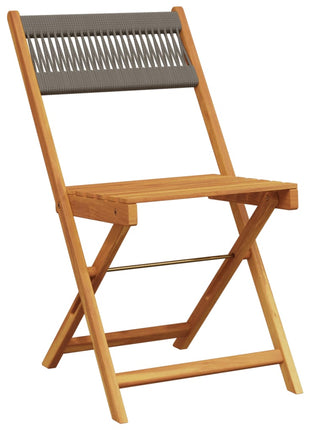 Tuinstoelen 6 st inklapbaar massief acaciahout grijs