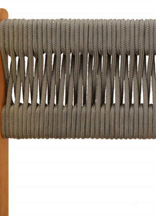 Tuinstoelen 6 st inklapbaar massief acaciahout grijs