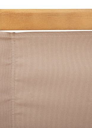 Tuinstoelen 8 st inklapbaar stof en massief hout taupe
