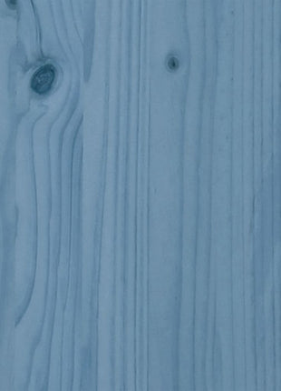 Stoel Adirondack met voetenbank massief vurenhout blauw