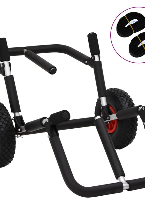 SUP trolley voor 2 surfplanken inklapbaar 90 kg aluminium