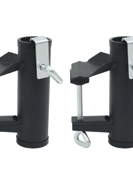 Parasolklemmen voor balkon 2 st 25-38 mm staal