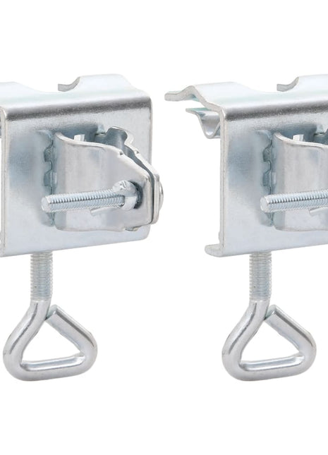 Parasolklemmen voor balkon 2 st 32 mm gegalvaniseerd staal