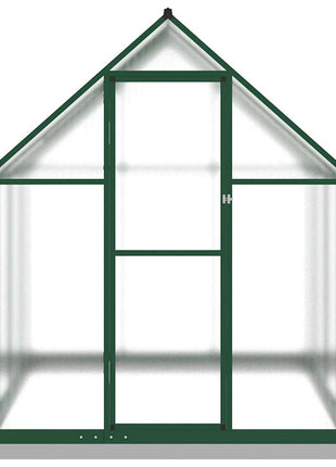 Tuinkas met basisframe 224x169x202 cm aluminium groen