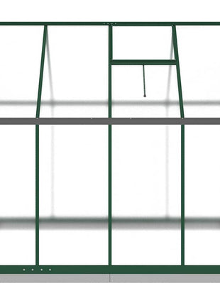 Tuinkas met basisframe 224x169x202 cm aluminium groen