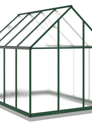 Tuinkas met basisframe 224x169x202 cm aluminium groen