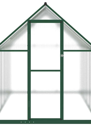 Tuinkas met basisframe 334x169x195 cm aluminium groen