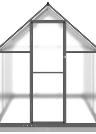Tuinkas met basisframe 334x169x202 cm aluminium antracietkleur