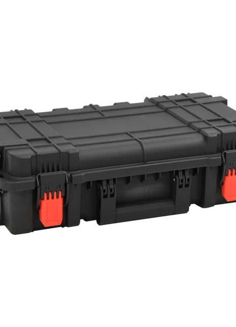 Flightcase draagbaar 56,5x34x16 cm PP zwart