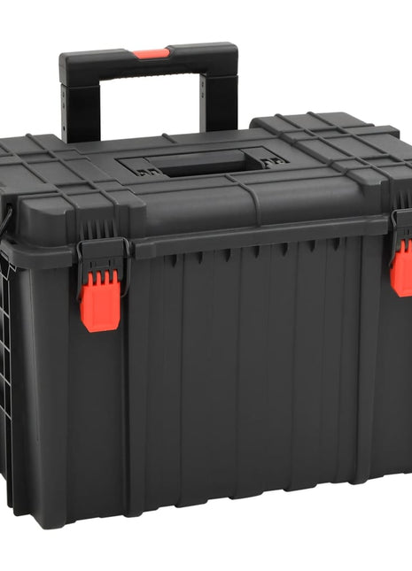 Flightcase draagbaar 56,5x45,5x48 cm PP zwart