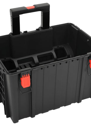 Flightcase draagbaar 56,5x45,5x48 cm PP zwart