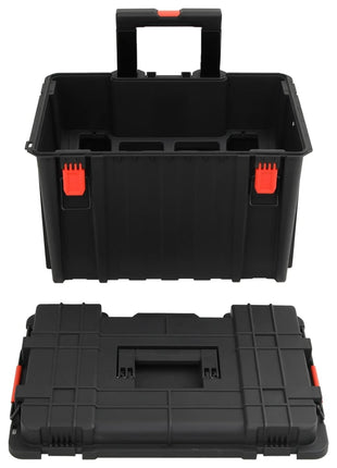Flightcase draagbaar 56,5x45,5x48 cm PP zwart