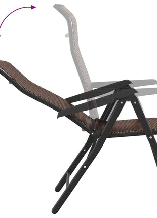 Tuinstoelen 8 st inklapbaar poly rattan bruin