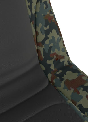 Visstoel met verstelbare modderpoten inklapbaar camouflage