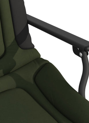 Visstoel met armleuning inklapbaar groen
