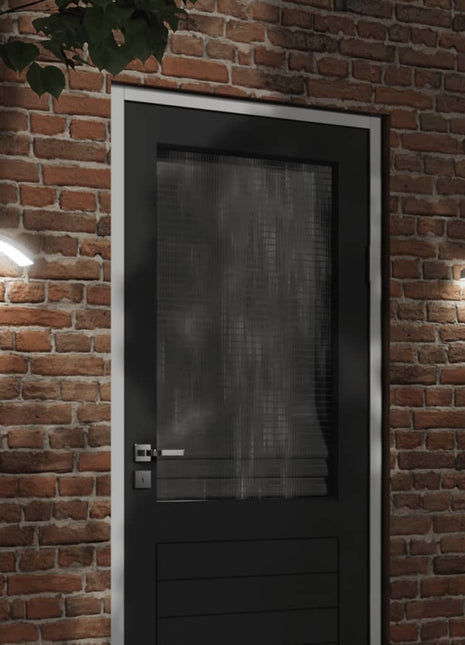 Buitenwandlampen 2 st LED met sensors gegoten aluminium wit