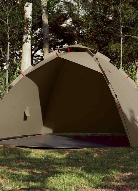Tent 4-persoons snelontgrendeling bruin