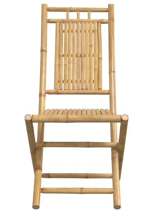 Tuinstoelen 4 st inklapbaar 46x66x99 bamboe