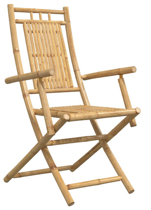 Tuinstoelen 4 st inklapbaar 53x66x99 bamboe