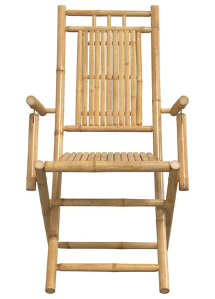 Tuinstoelen 4 st inklapbaar 53x66x99 bamboe