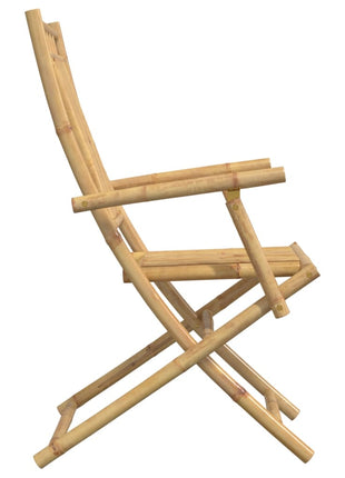 Tuinstoelen 4 st inklapbaar 53x66x99 bamboe