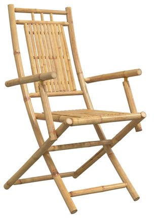 Tuinstoelen 6 st inklapbaar 53x66x99 bamboe