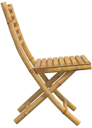 Tuinstoelen 4 st inklapbaar 43x54x88 bamboe