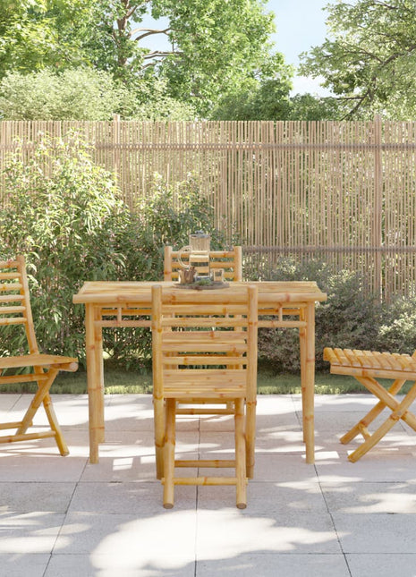 Tuinstoelen 4 st inklapbaar 43x54x88 bamboe