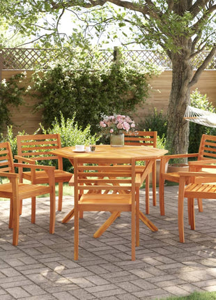 Tuinstoelen 6 st 59x55x85 cm massief acaciahout