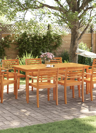 Tuinstoelen 8 st 59x55x85 cm massief acaciahout