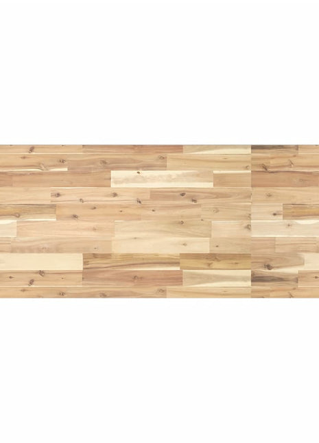 Bureaublad 120x50x2 cm onbehandeld massief acaciahout