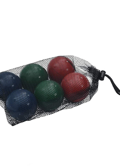 8-delige Jeu de boules ballenset en draagtas massief grenenhout