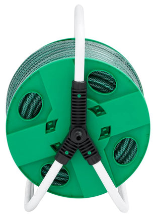 Slanghaspel met slangkoppelset 0,75" 20 m vrijstaand PVC groen