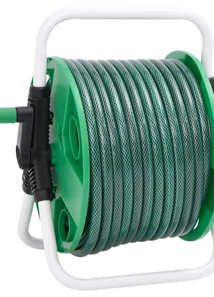 Slanghaspel met slangkoppelset 0,75" 20 m vrijstaand PVC groen