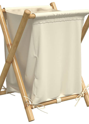 Wasmand 45x55x63,5 cm bamboe crèmewit