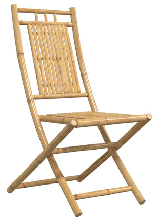Tuinstoelen 2 st inklapbaar 46x66x99 bamboe
