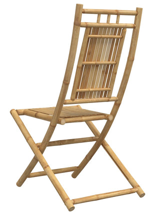 Tuinstoelen 2 st inklapbaar 46x66x99 bamboe